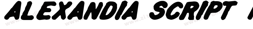 Alexandia Script Fon字体转换